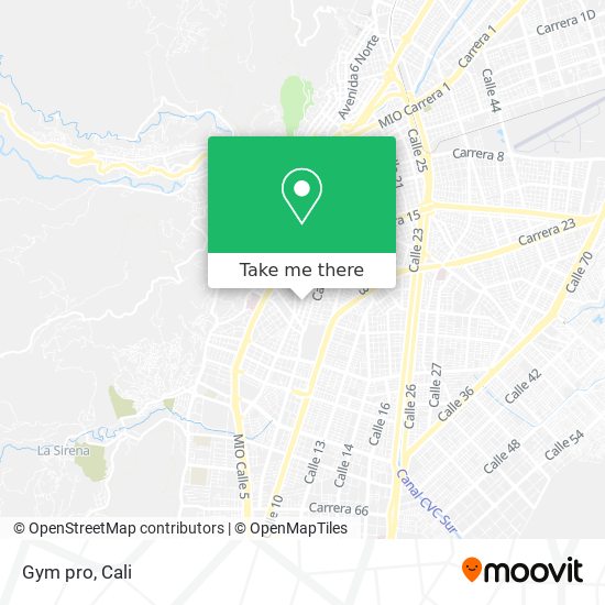 Mapa de Gym pro