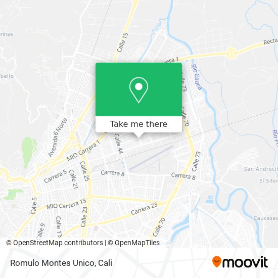 Romulo Montes Unico map