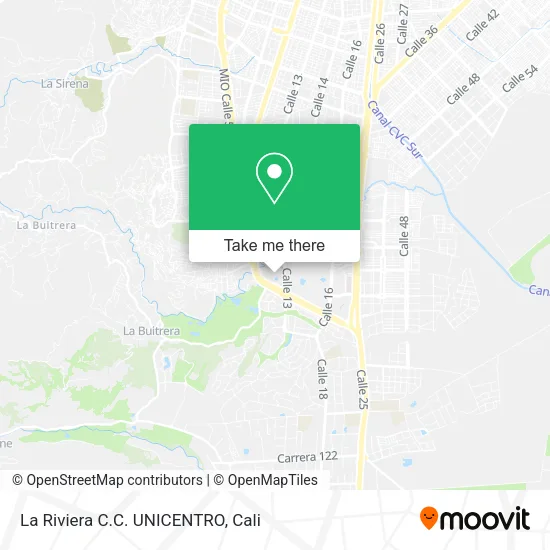La Riviera C.C. UNICENTRO map