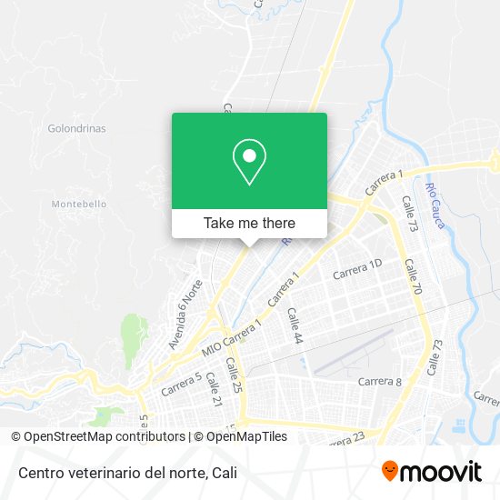 Mapa de Centro veterinario del norte