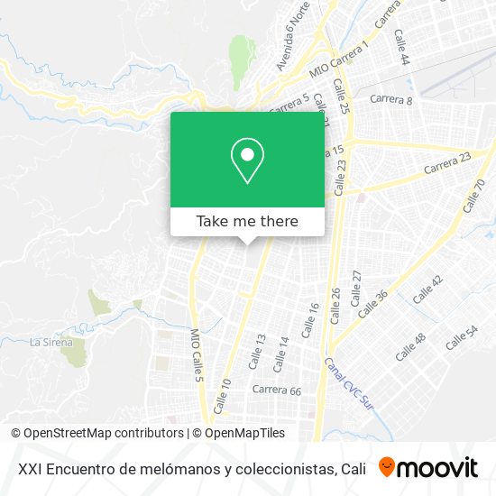 XXI Encuentro de melómanos y coleccionistas map