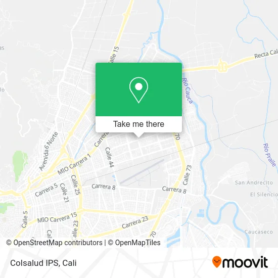 Colsalud IPS map