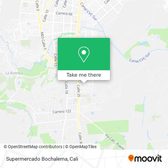 Mapa de Supermercado Bochalema