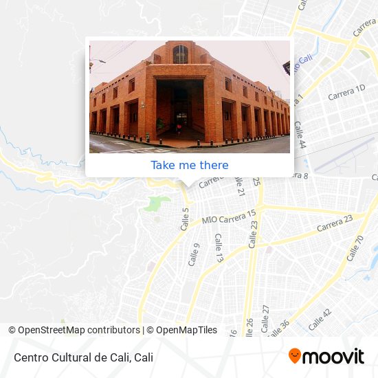 Centro Cultural de Cali map