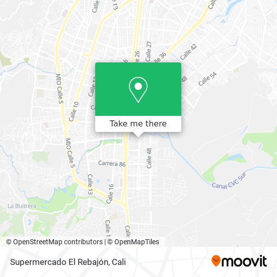 Supermercado El Rebajón map