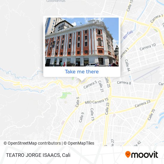 Mapa de TEATRO JORGE ISAACS