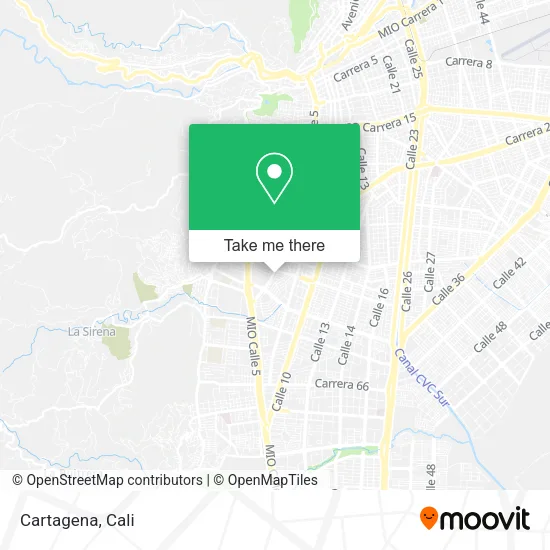 Cartagena map