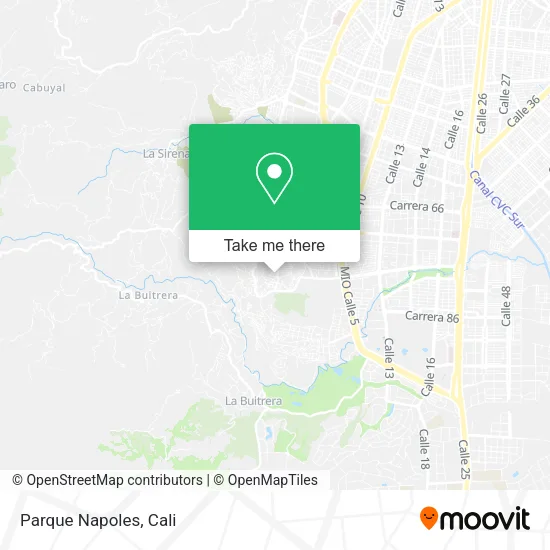 Parque Napoles map