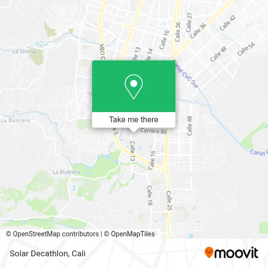 Solar Decathlon map