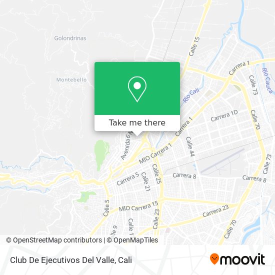 Mapa de Club De  Ejecutivos Del Valle