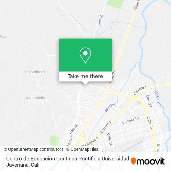 Centro de Educación Continua Pontificia Universidad Javeriana map