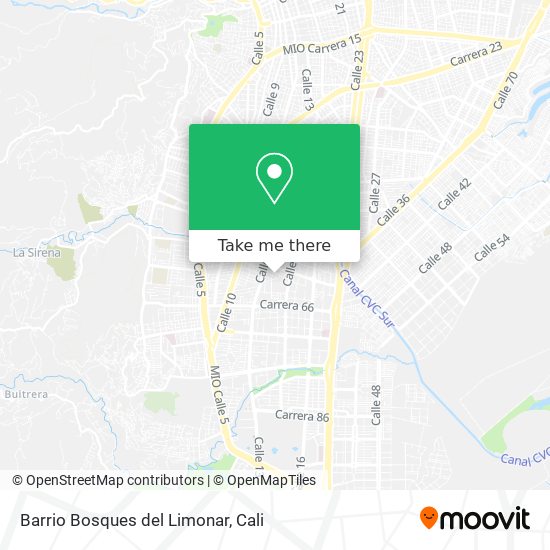 Mapa de Barrio Bosques del Limonar