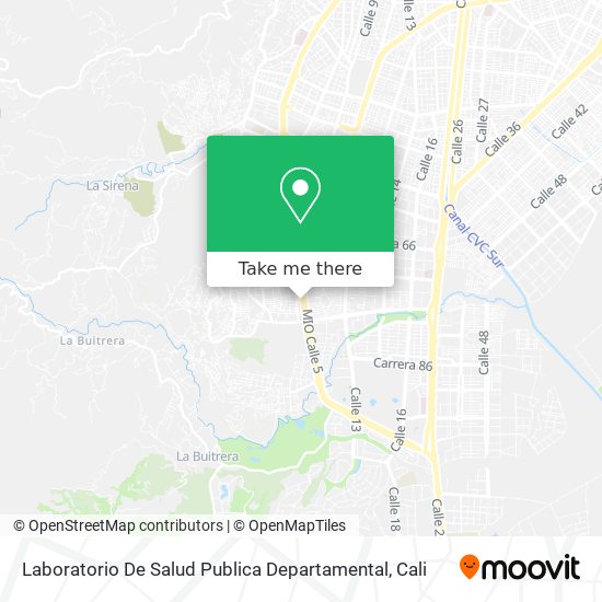 Laboratorio De Salud Publica Departamental map