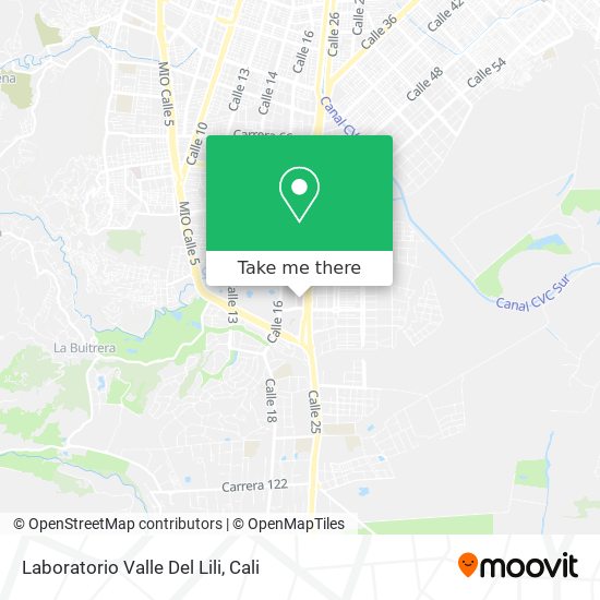 Laboratorio Valle Del Lili map