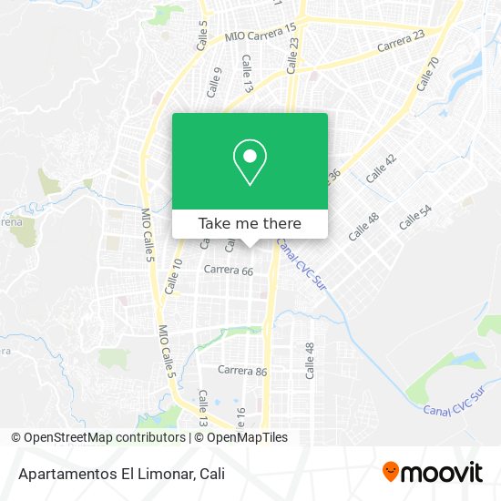 Mapa de Apartamentos El Limonar