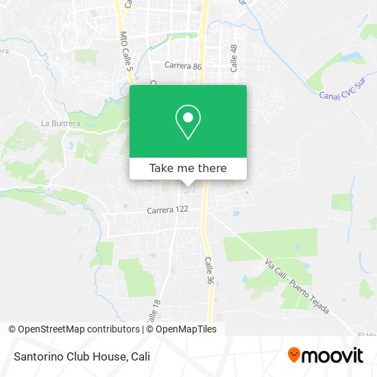 Mapa de Santorino Club House