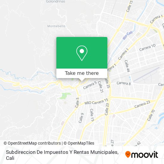 Mapa de Subdireccion De Impuestos Y Rentas Municipales