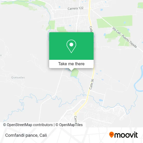 Comfandi pance map