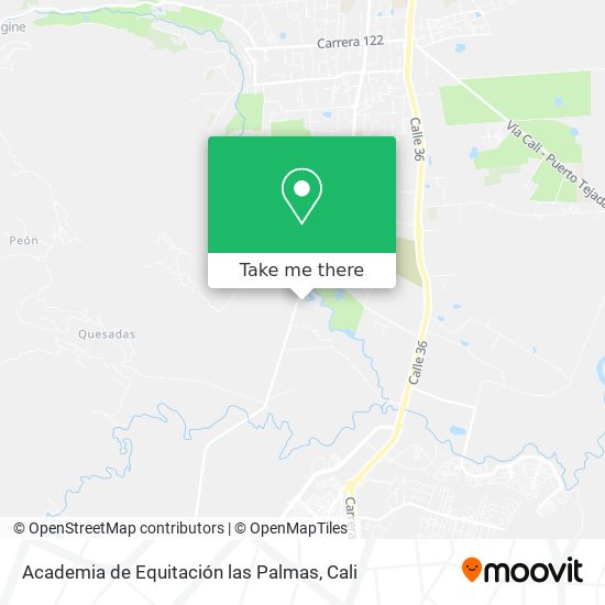Academia de Equitación las Palmas map