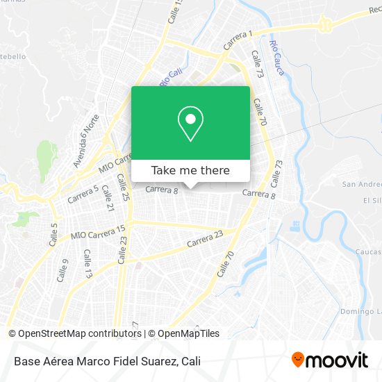 Mapa de Base Aérea Marco Fidel Suarez