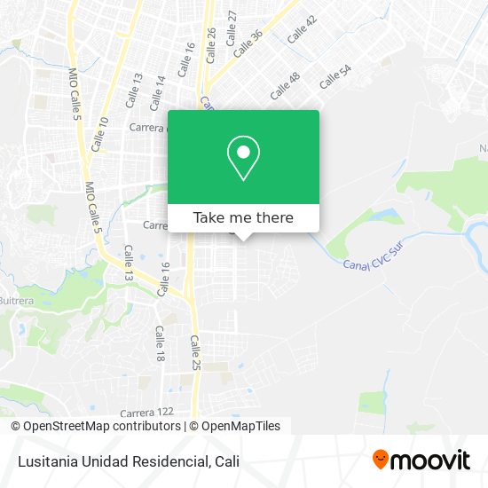 Lusitania Unidad Residencial map