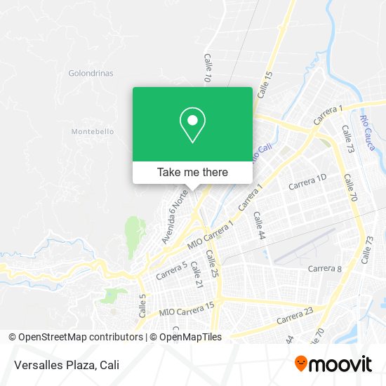 Versalles Plaza map