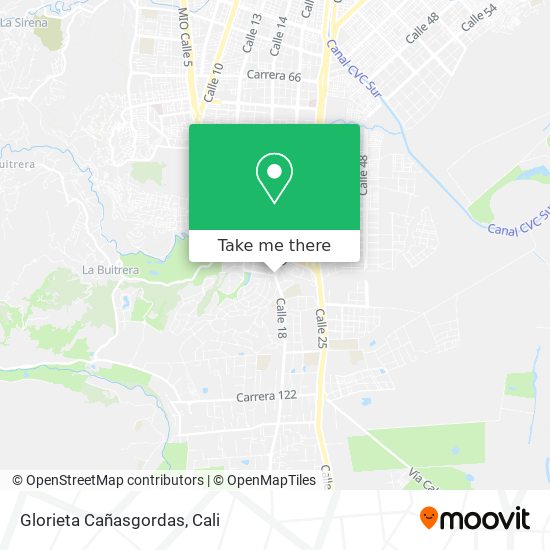 Glorieta Cañasgordas map
