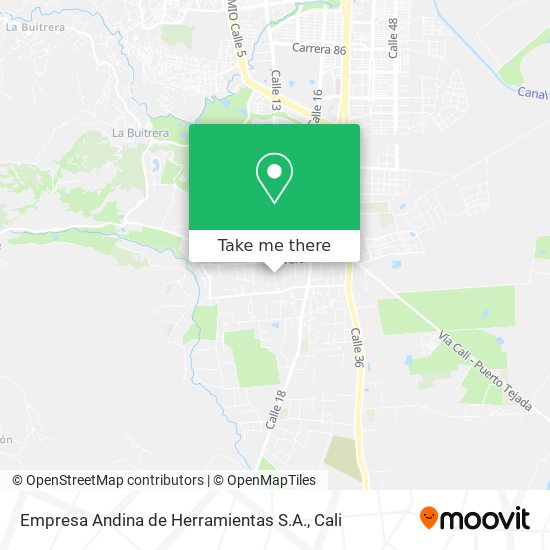 Empresa Andina de Herramientas S.A. map