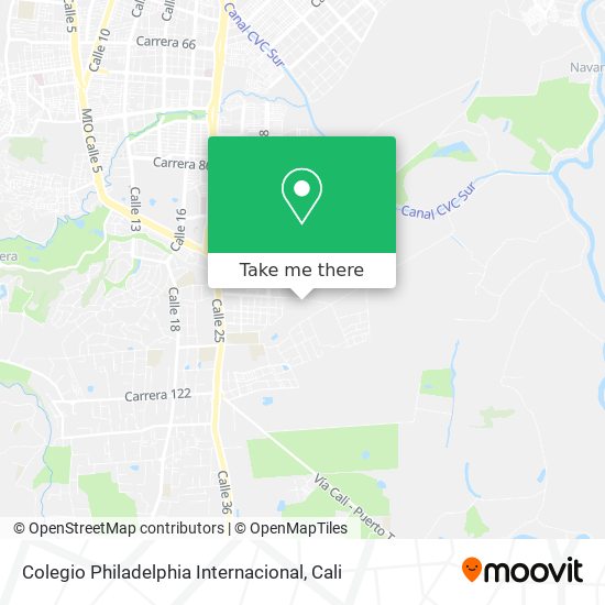 Colegio Philadelphia Internacional map