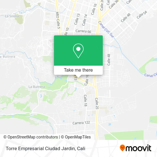 Torre Empresarial Ciudad Jardin map