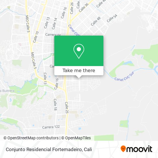 Conjunto Residencial Fortemadeiro map