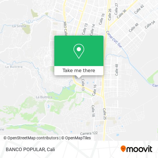 Mapa de BANCO POPULAR
