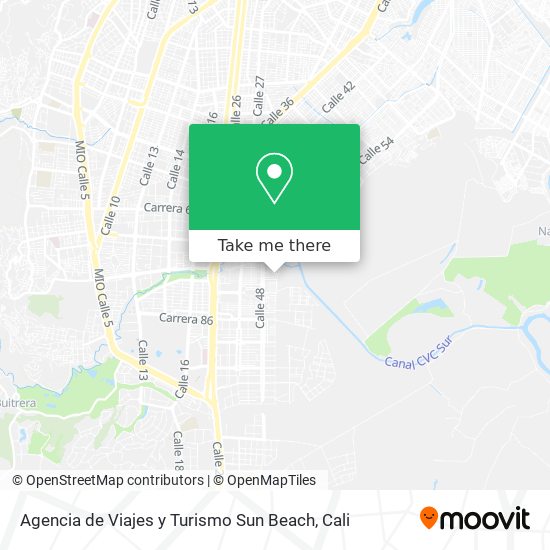 Agencia de Viajes y Turismo Sun Beach map
