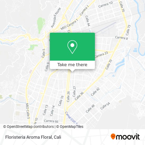 Mapa de Floristeria Aroma Floral
