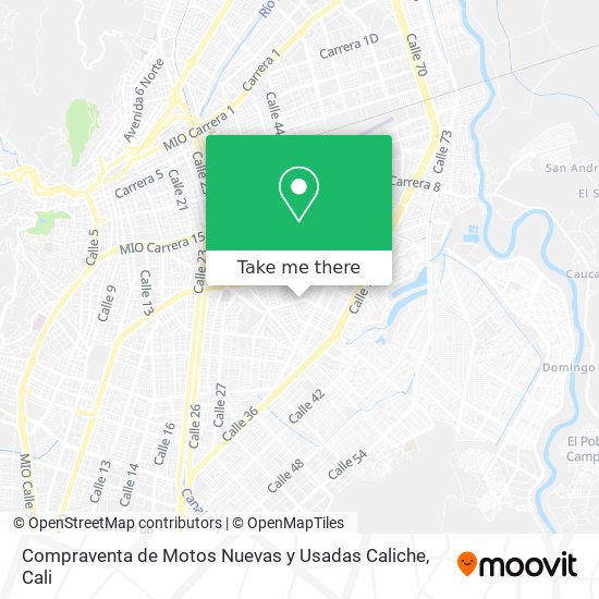 Compraventa de Motos Nuevas y Usadas Caliche map