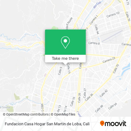 Fundacion Casa Hogar San Martin de Loba map
