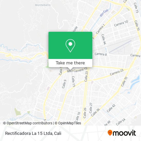 Rectificadora La 15 Ltda map