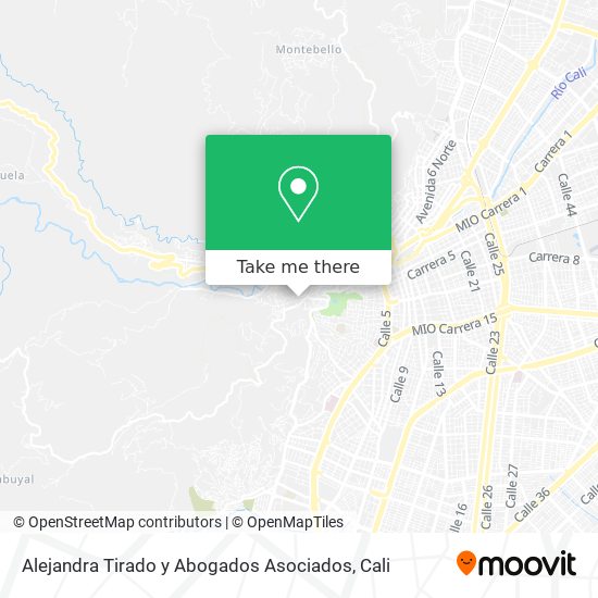 Alejandra Tirado y Abogados Asociados map