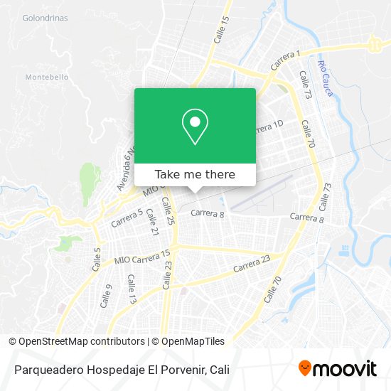 Parqueadero Hospedaje El Porvenir map