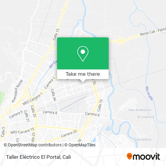 Taller Eléctrico El Portal map