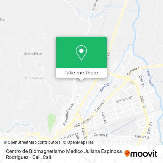 Centro de Biomagnetismo Medico Juliana Espinosa Rodriguez - Cali map