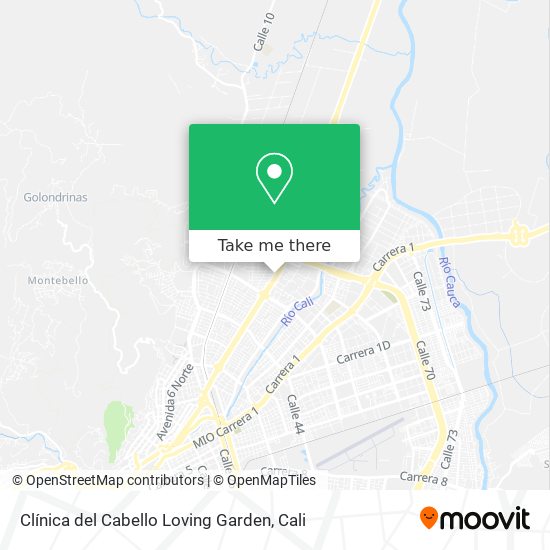 Clínica del Cabello Loving Garden map