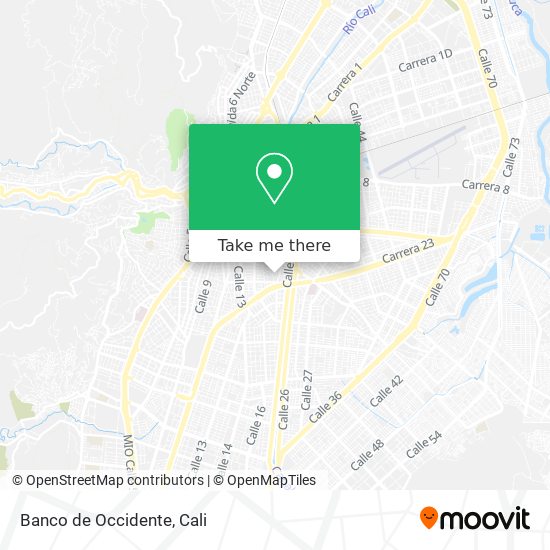 Banco de Occidente map