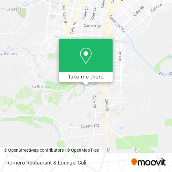 Romero Restaurant & Lounge map