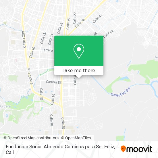 Fundacion Social Abriendo Caminos para Ser Feliz map