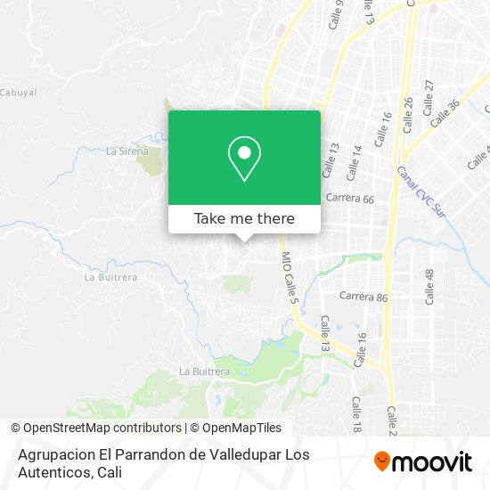 Agrupacion El Parrandon de Valledupar Los Autenticos map