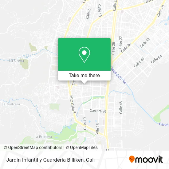 Jardín Infantil y Guardería Billiken map