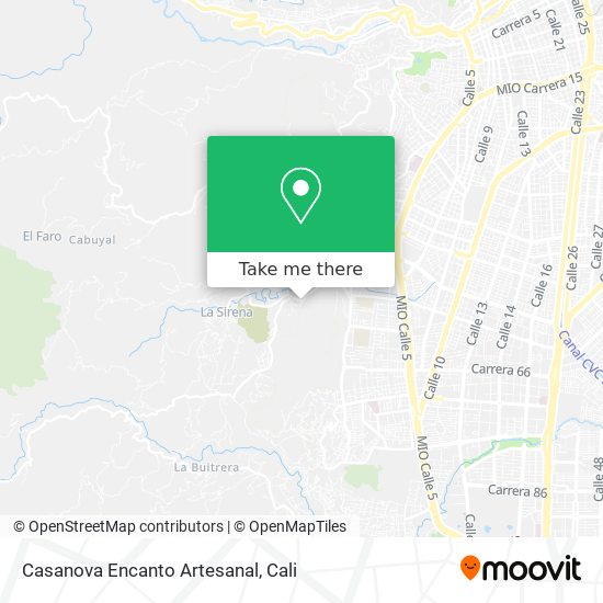 Casanova Encanto Artesanal map