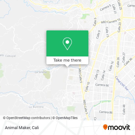 Mapa de Animal Maker