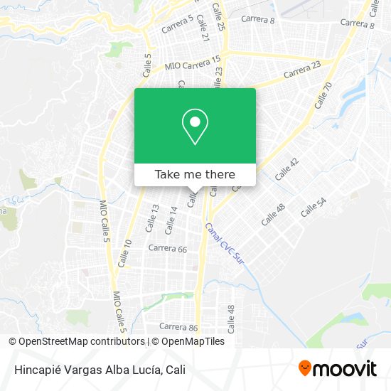 Hincapié Vargas Alba Lucía map